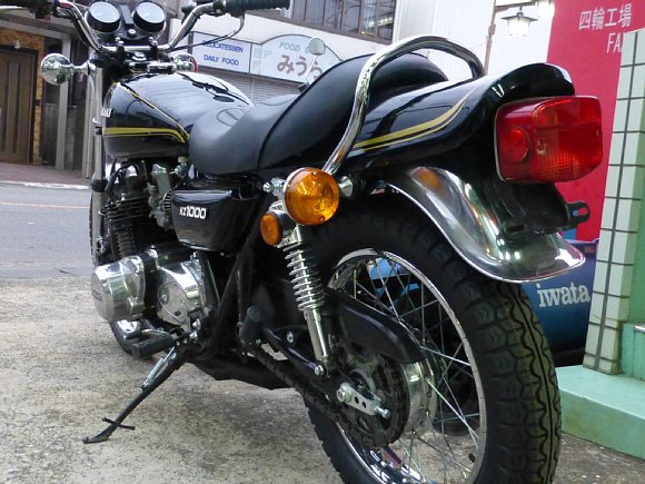 飯島モータース 販売車両 78年 KZ1000 リンカーンブラック